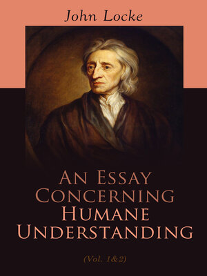 cover image of An Essay Concerning Humane Understanding (Volume 1&2)